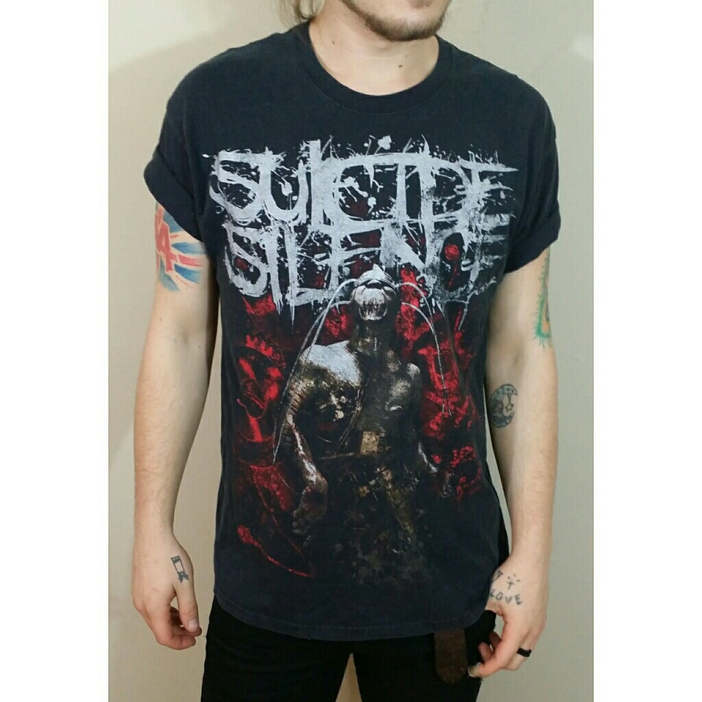 Suicide Silence Time to Bleed tour band tee shirt